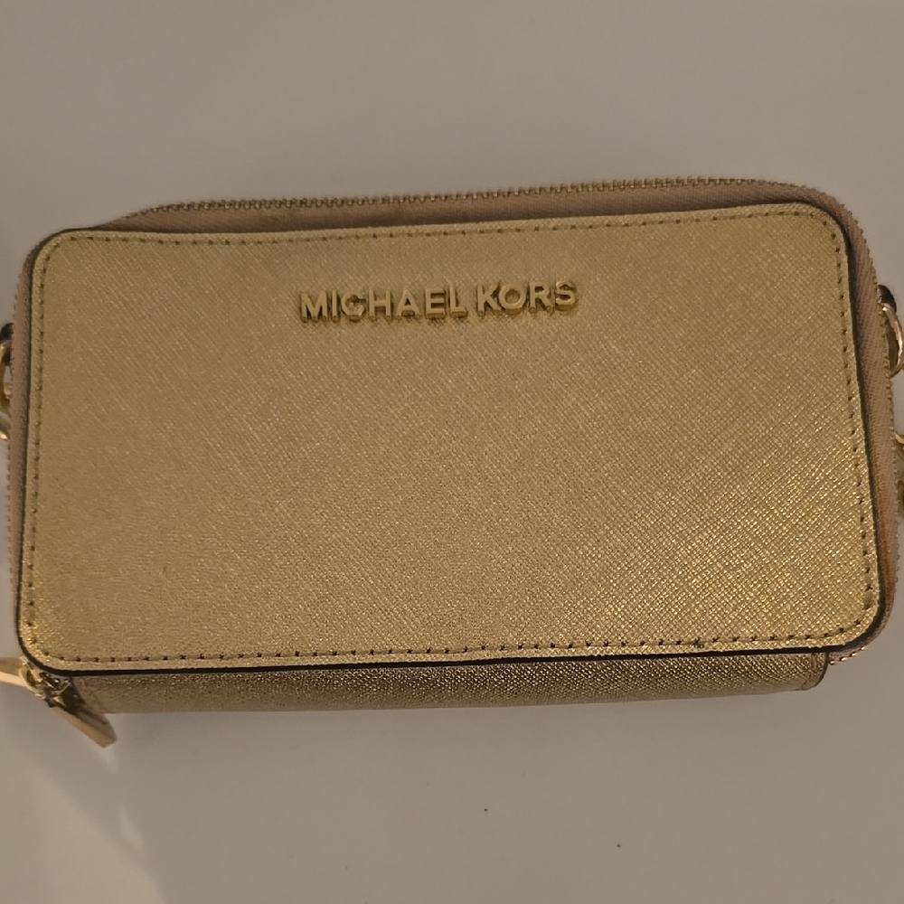 MICHAEL Michael Kors Gold Clutch